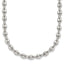 Sterling Silver Polished 4.8mm Puffed Mariner/Anchor Link 18 Inch Necklace