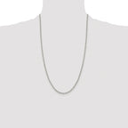 Diamond-Cut Rolo Cable Chain in Sterling Silver