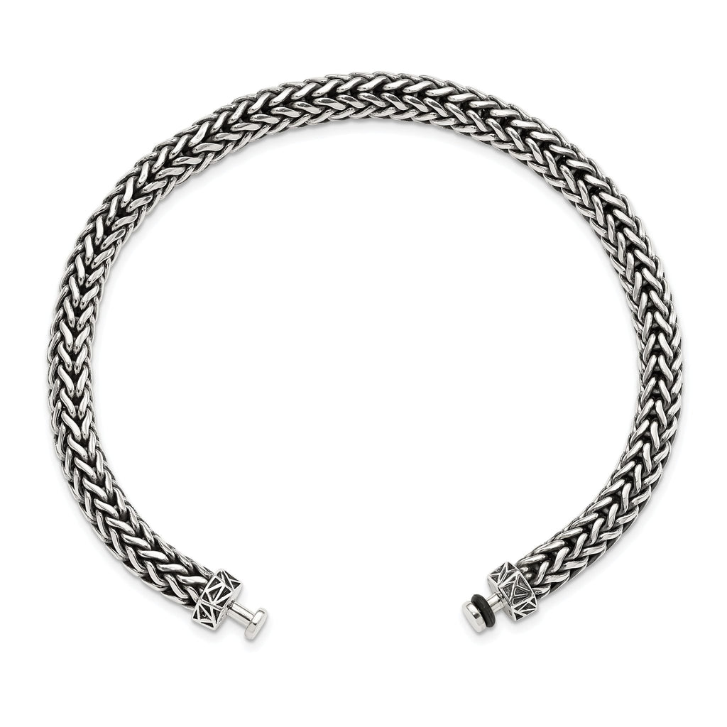 Sterling Silver Reflections 6mm Wheat Chain 8in Bracelet/Bead not included, sold seperately