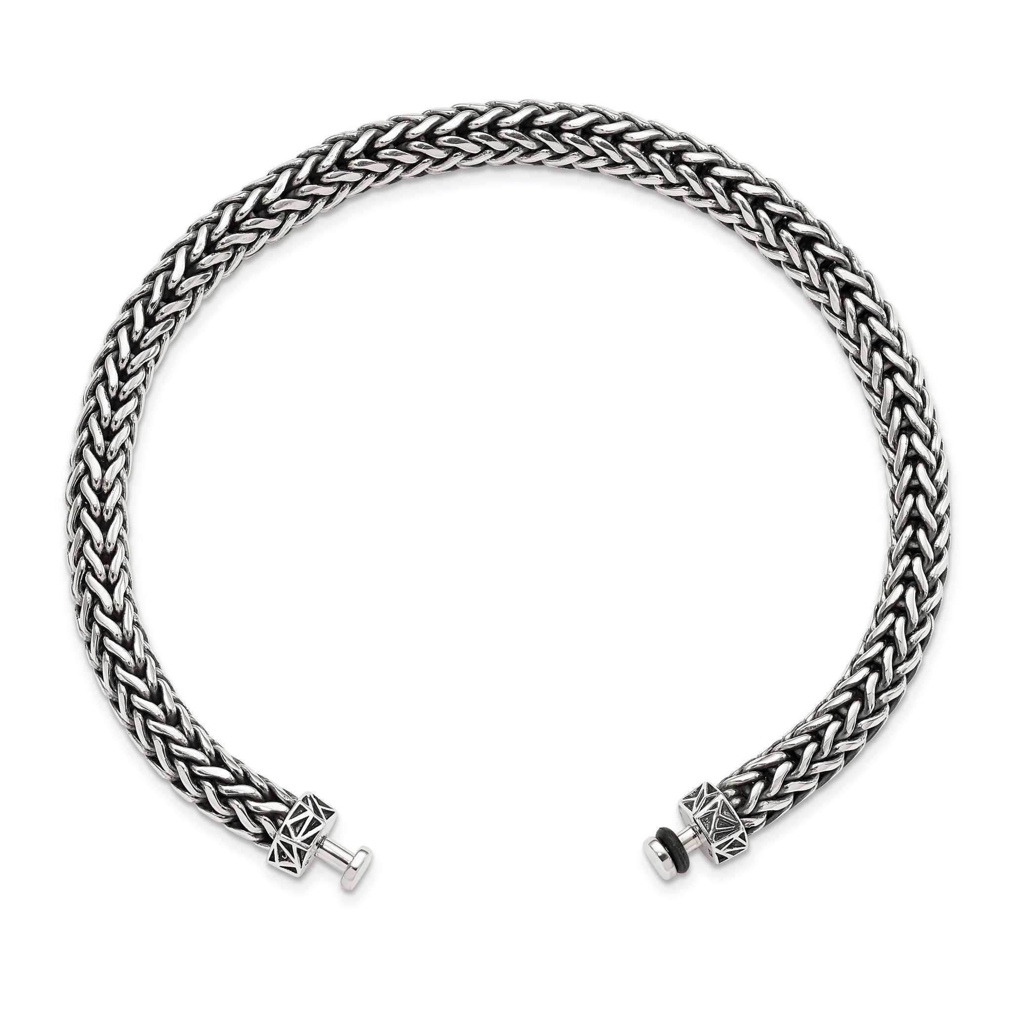 Sterling Silver Reflections 6mm Wheat Chain 8in Bracelet/Bead not included, sold seperately