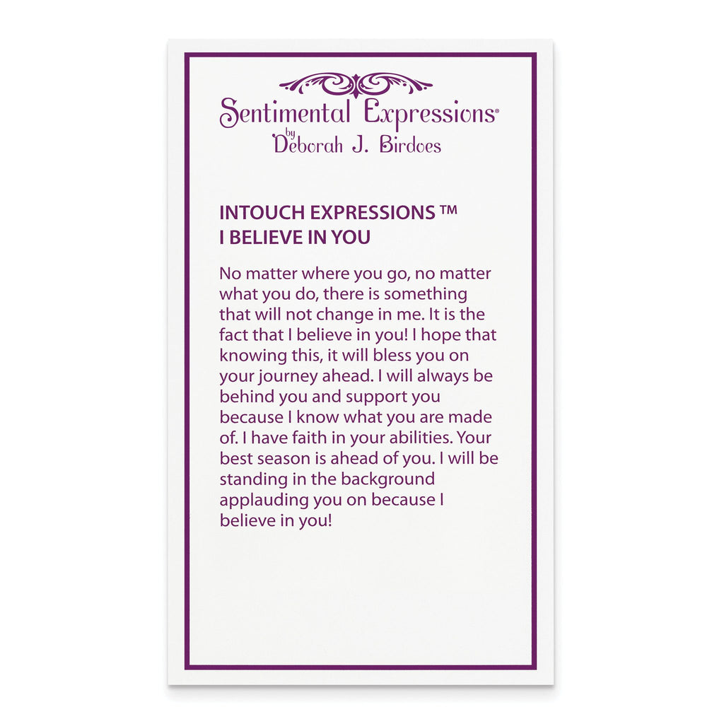 Sentimental Expressions Sterling Silver Rhodium-plated Antiqued I Believe In You 18in Star Necklace