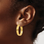 14k 4.75mm Large Hoop Earrings
