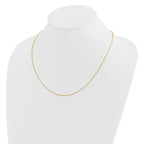 14K Adjustable 1.15mm D/C Oval Link Chain