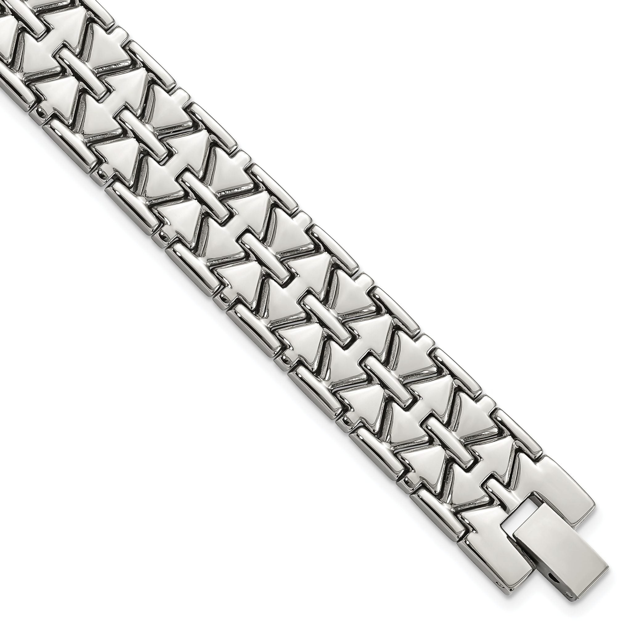 Fancy Link Bracelet in Stainless Steel Main image