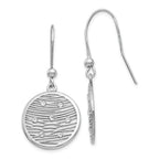 Sterling Silver 925 Drop Earrings with Polished Preciosa Crystals