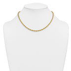 Rope Chain Necklace in 14/20 Gold Filled, 3.8mm