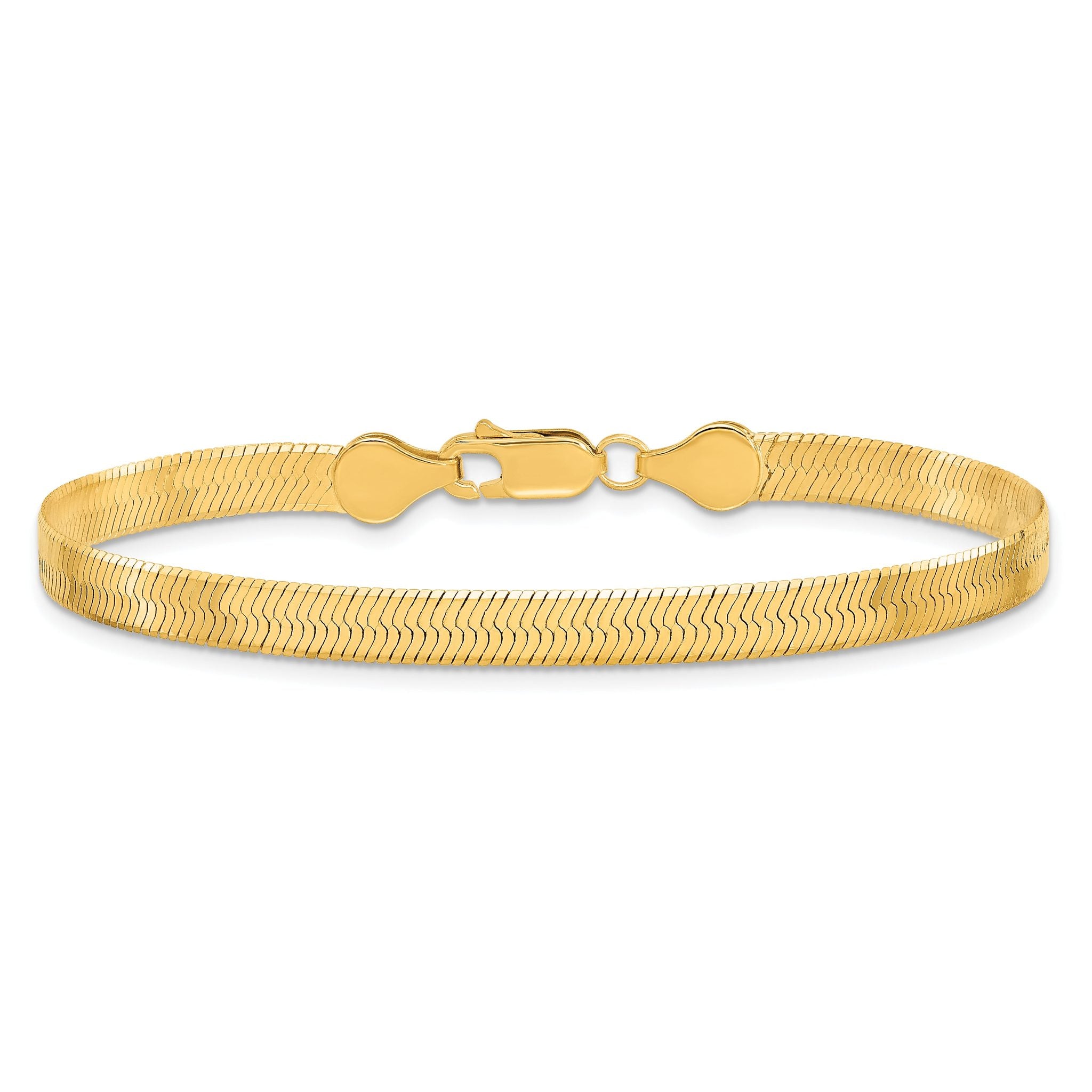 Silky Herringbone Chain in 10K Yellow Gold, 5mm