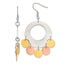 Stainless Steel Multi-Color Polished Drop Dangle Earrings for Women