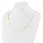 14K Adjustable .7mm Baby Box Chain