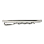 Chisel Titanium Brushed and Polished Tie Bar