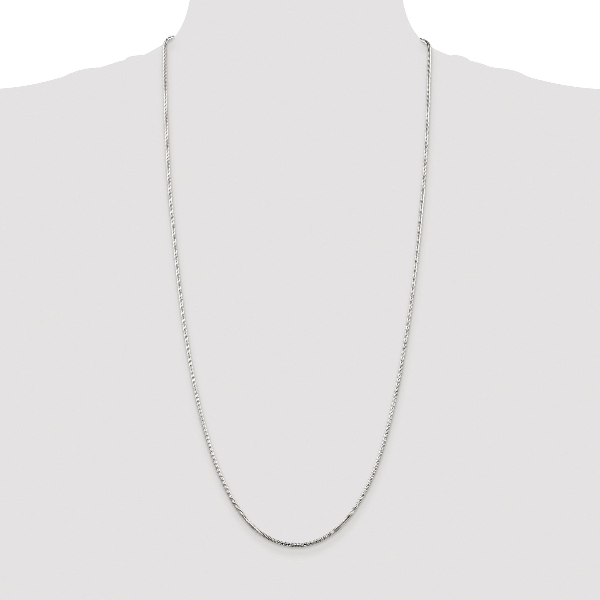 Snake Chain Necklace in Sterling Silver, 1.75mm