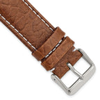Havana Sport Leather Watch Band in Brown, 18mm