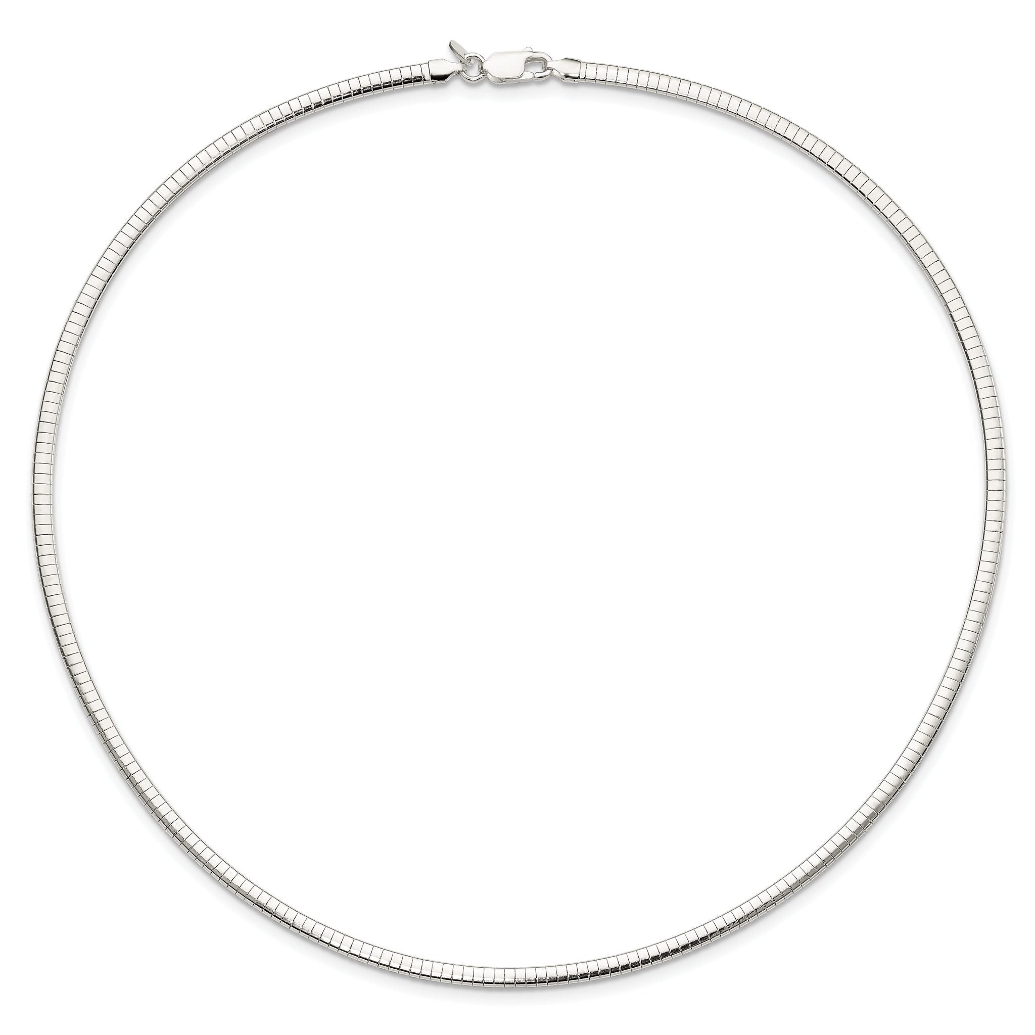 Sterling Silver 3mm Cubetto Necklace Secondary image