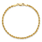 Diamond-Cut Rope Chain in 10K Yellow Gold, 2.75mm