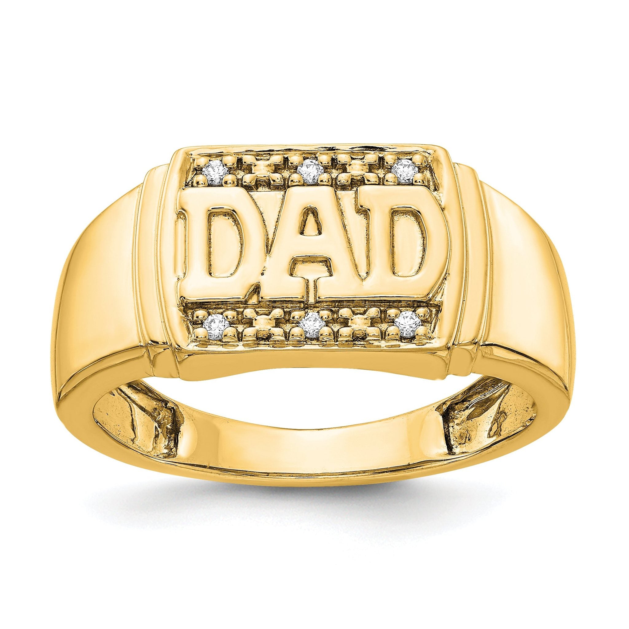 14k AA Diamond men's ring Main image