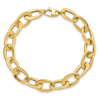 14k Polished Fancy Link Bracelet