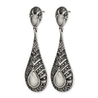Stainless Steel Polished Drop Dangle Earrings for Women