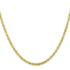 Diamond-Cut Rope Chain in 10K Yellow Gold, 2.75mm
