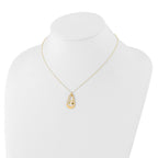 14K Polished with 2in. ext. Necklace
