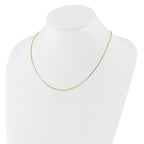 Adjustable Box Chain in 14K Yellow Gold, 0.9mm