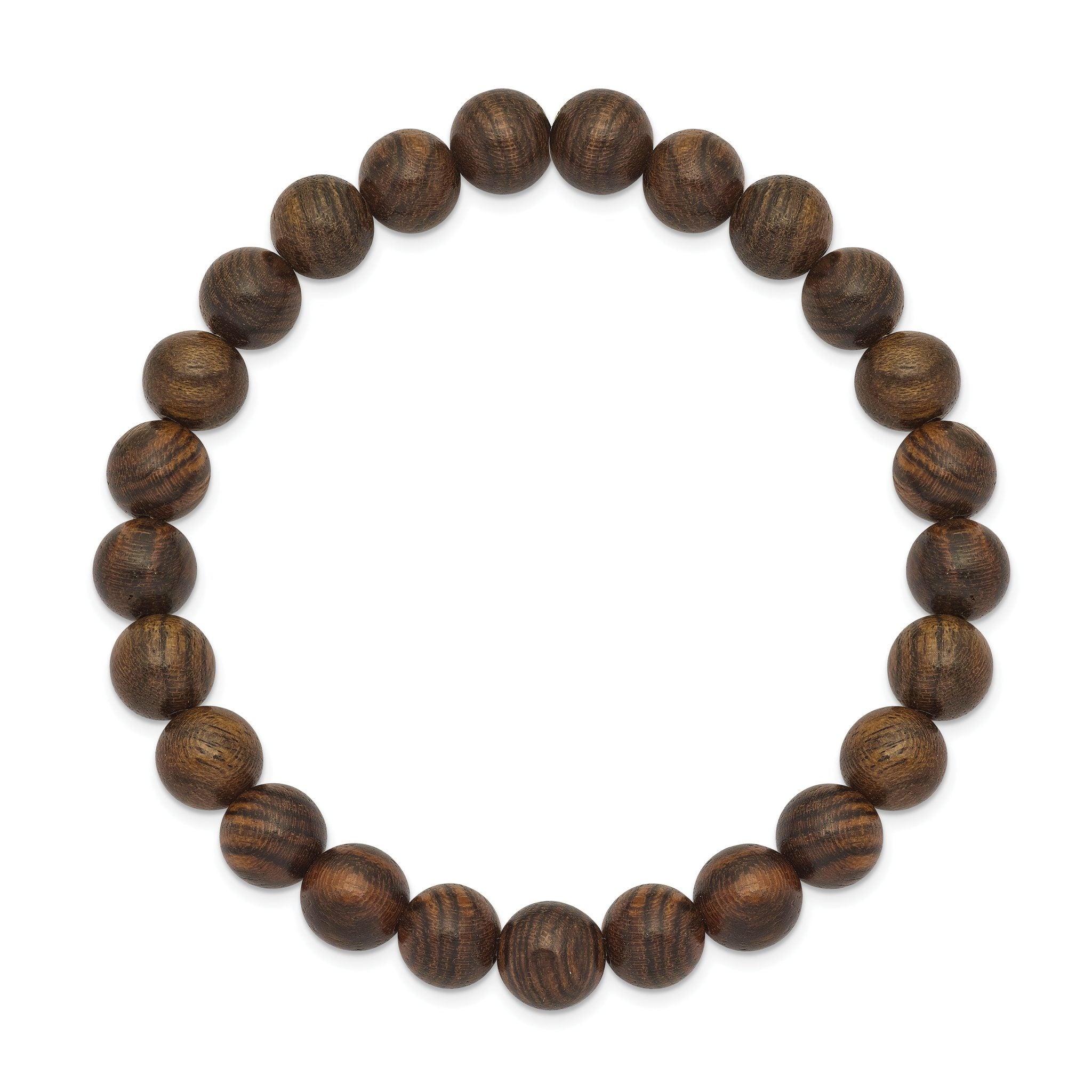 8mm Tigerwood Beaded Stretch Bracelet