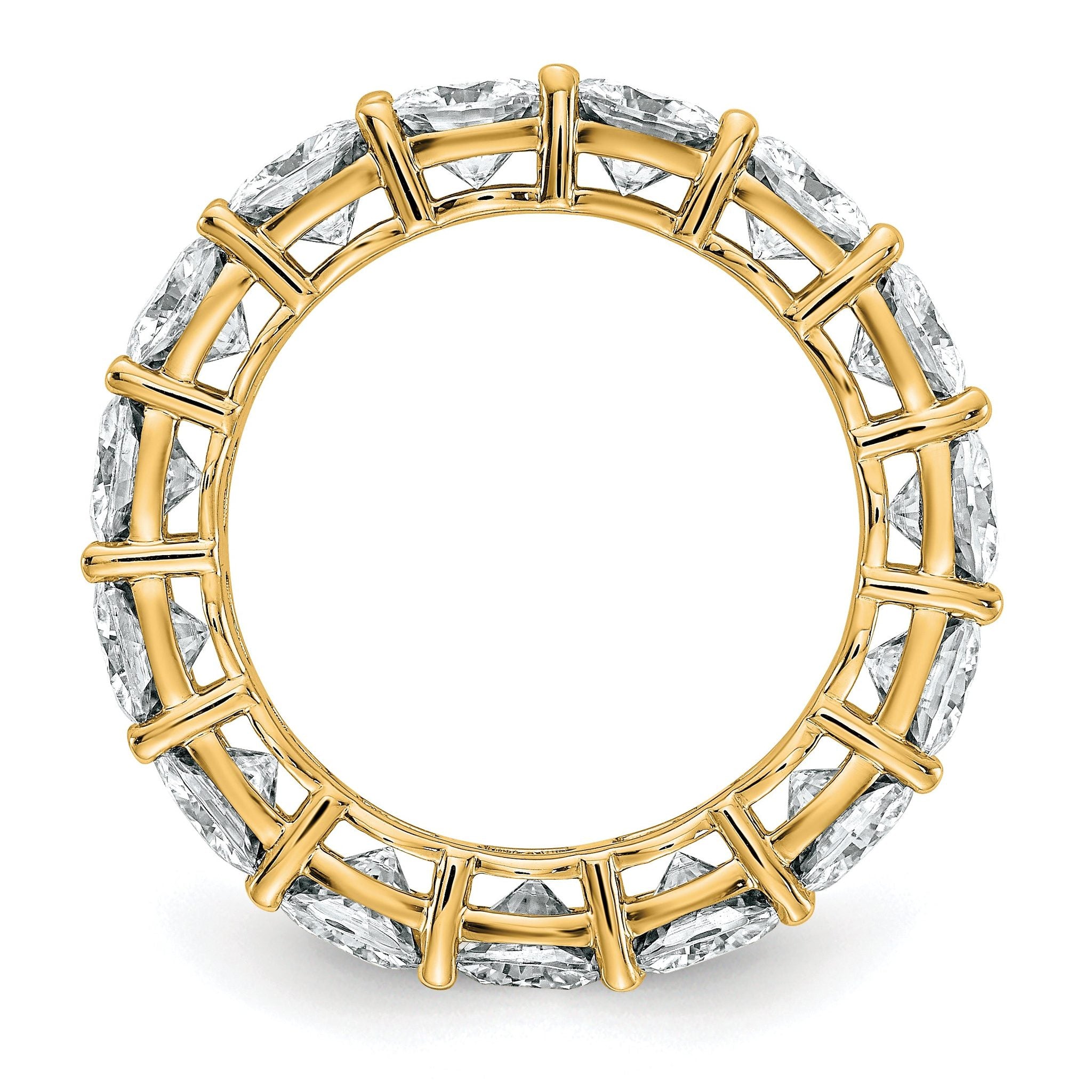 14K 6-3/4 ct Lab-Grown Diamond Eternity Band