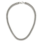 Chisel Stainless Steel Polished 24 inch Heavy Wheat Necklace