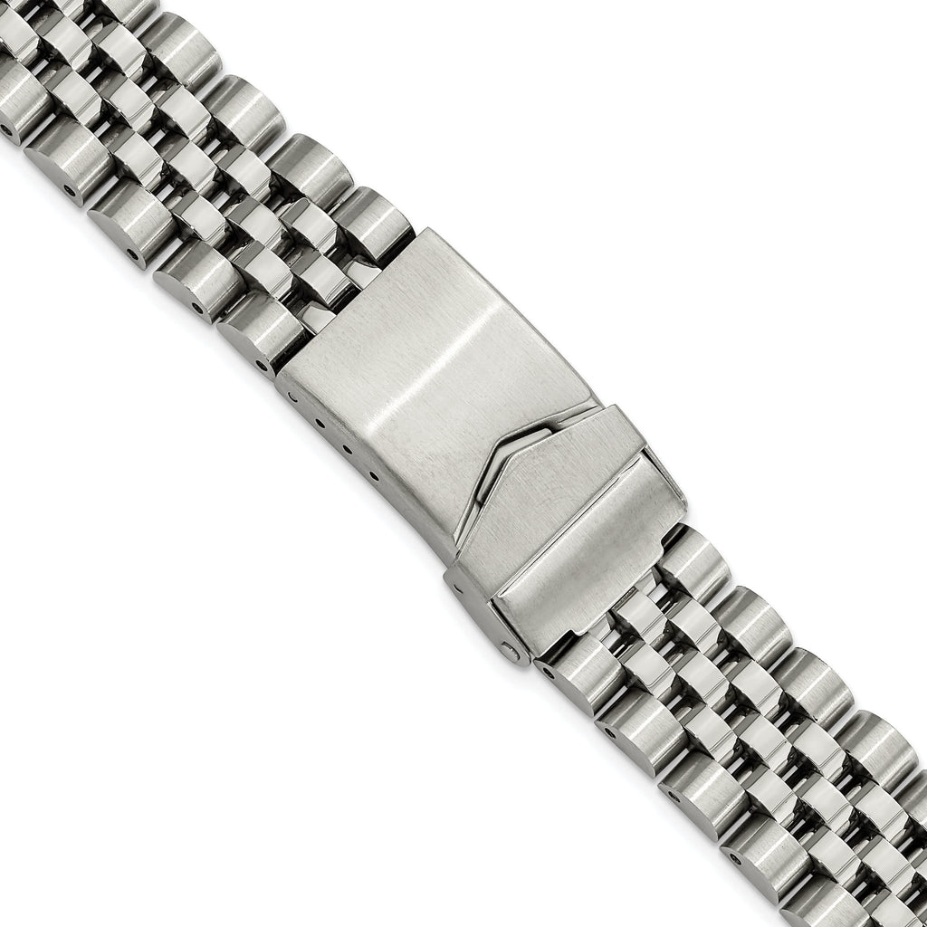 Jubilee-Style Watch Band in Stainless Steel, 18mm