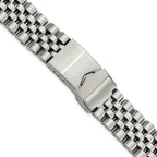 Jubilee-Style Watch Band in Stainless Steel, 18mm