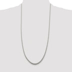 Diamond-Cut Round Franco Chain in Sterling Silver, 2.5mm