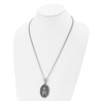 Our Lady of Guadalupe Pendant Necklace in Stainless Steel