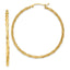 14K Polished 2.5mm Twisted Hoop Earrings