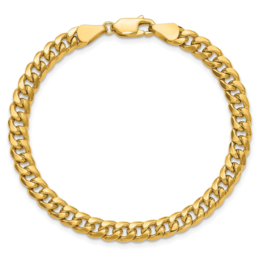 Miami Cuban Chain in 14K Yellow Gold, 5.25mm