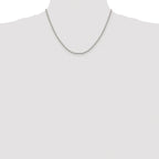 Box Chain Necklace in Sterling Silver, 1.9mm