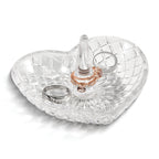 Heart-Shape Glass Ring Holder