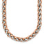Chisel Stainless Steel Polished Rose IP-plated 24 inch Necklace