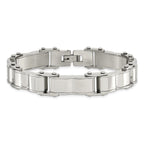 Stainless Steel Brushed and Polished Bracelet for Men