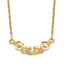 10K Tri-color Black Hills Gold Necklace with Elegant Bar Accent