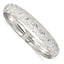 Sophia Jewelers 925 Sterling Silver Polished Diamond-Cut Flexible Bangle
