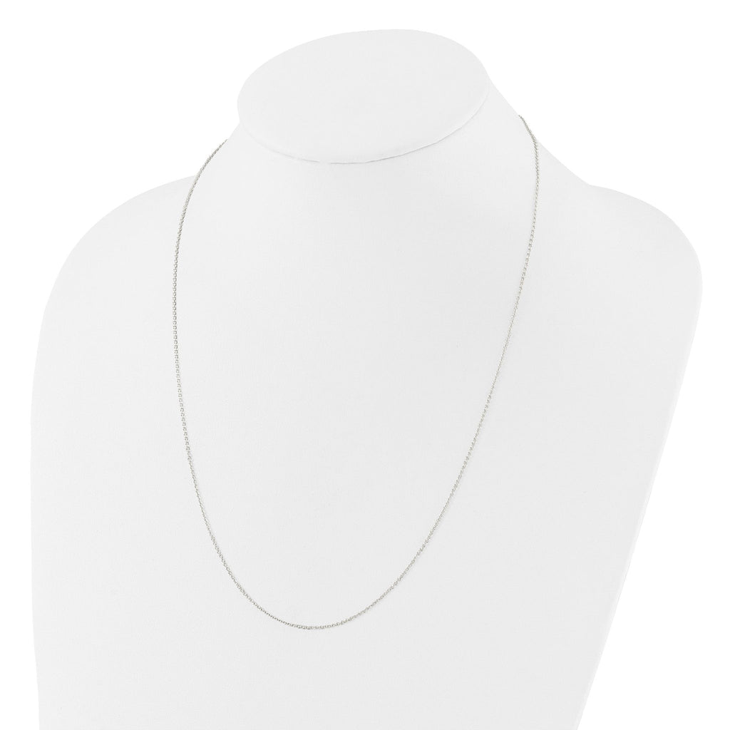 Sterling Silver Polished Adjustable Necklace