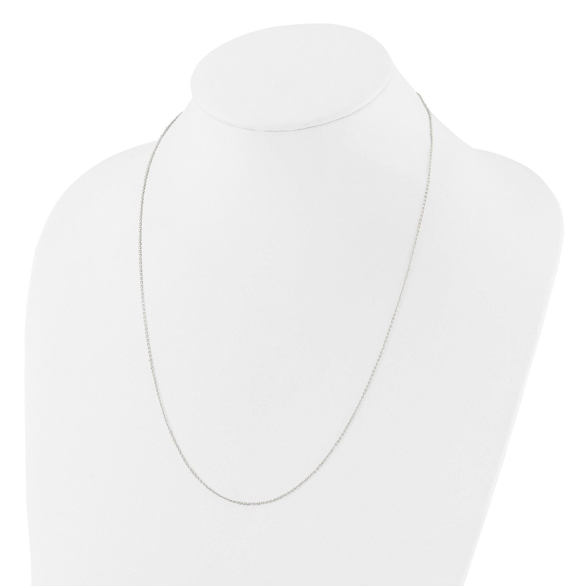 Sterling Silver Polished Adjustable Necklace