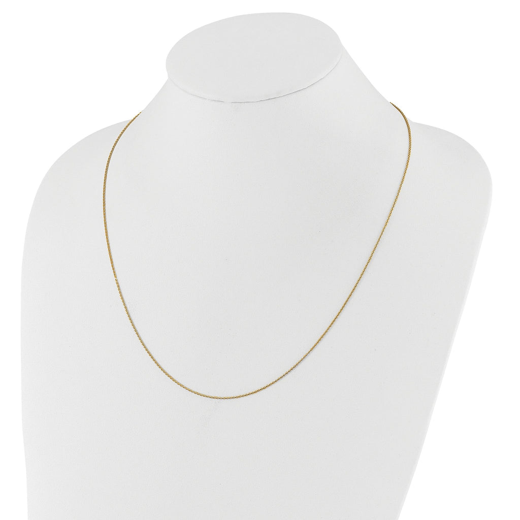 Diamond-Cut Spiga Chain in Gold-Plated Sterling Silver