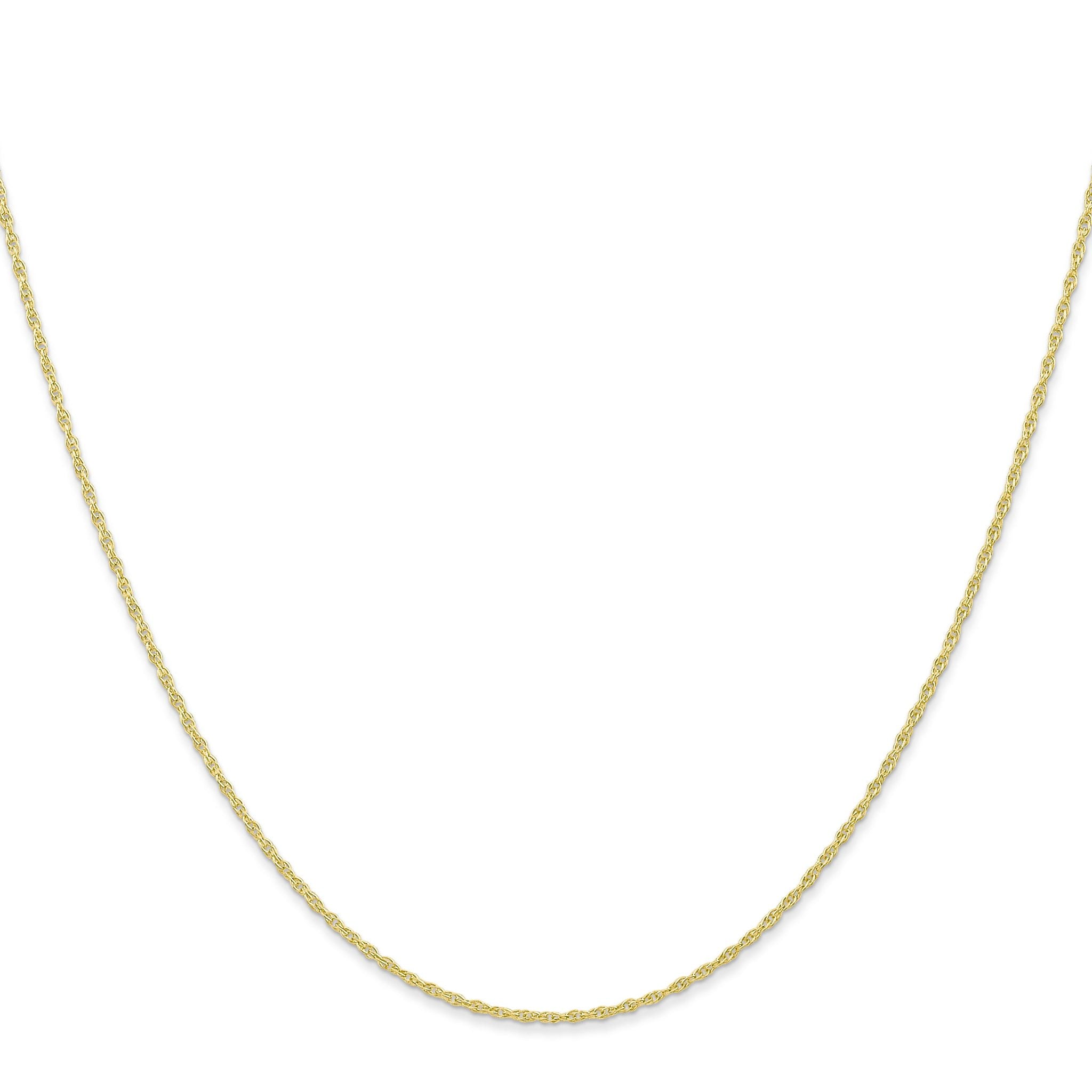 Cable Rope Chain in 10K Yellow Gold, 0.95mm Secondary image