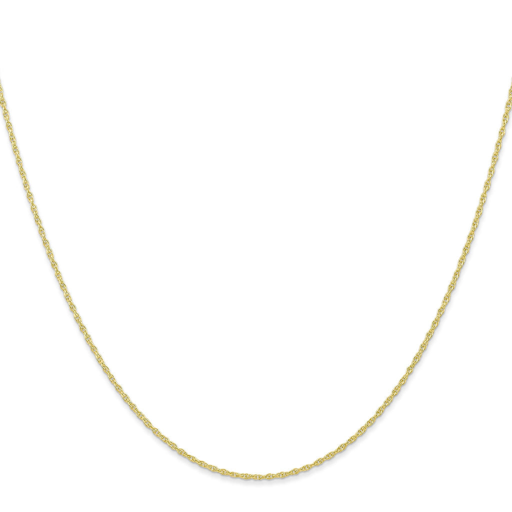 Cable Rope Chain in 10K Yellow Gold, 0.95mm