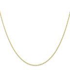 Cable Rope Chain in 10K Yellow Gold, 0.95mm