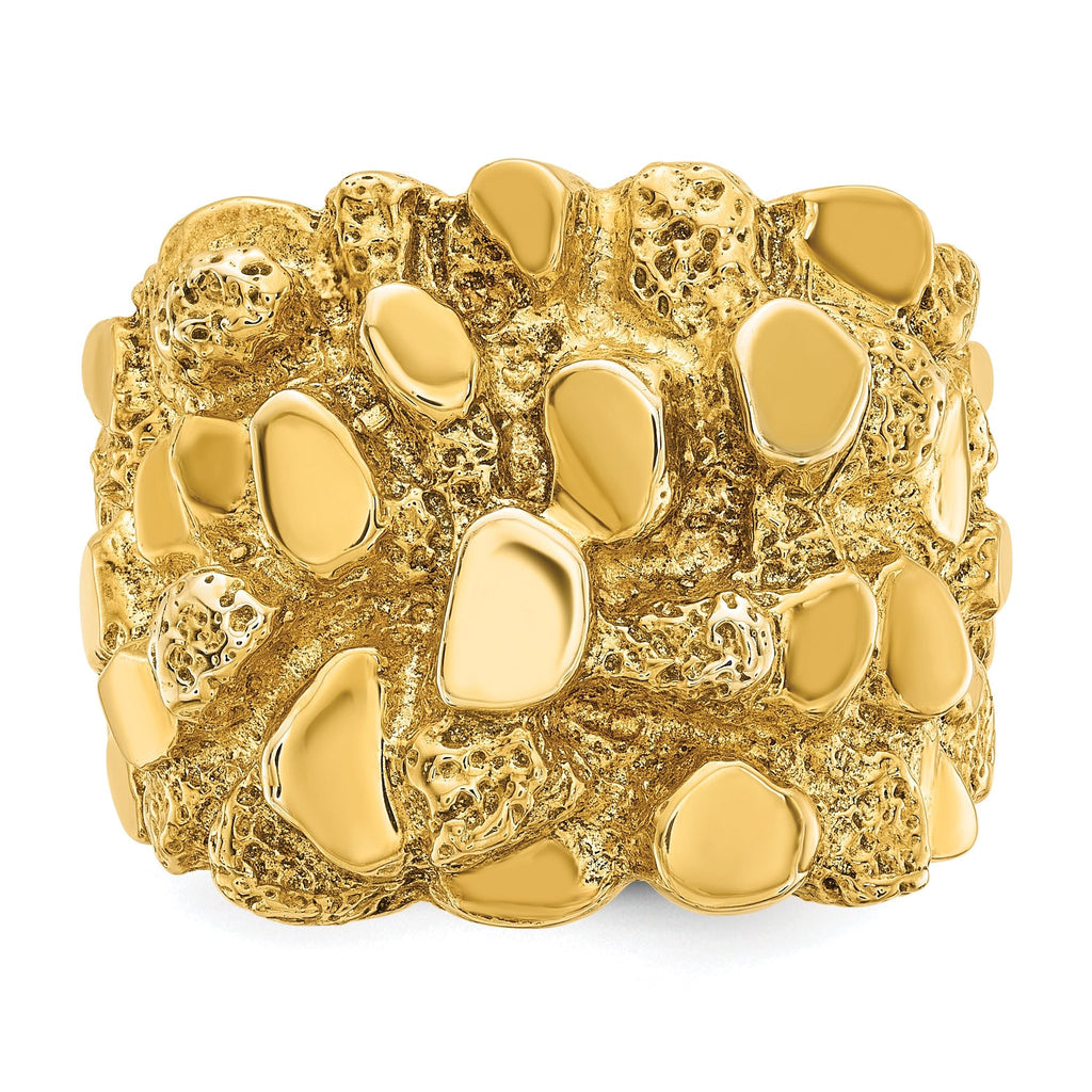 14k Men's Nugget Ring