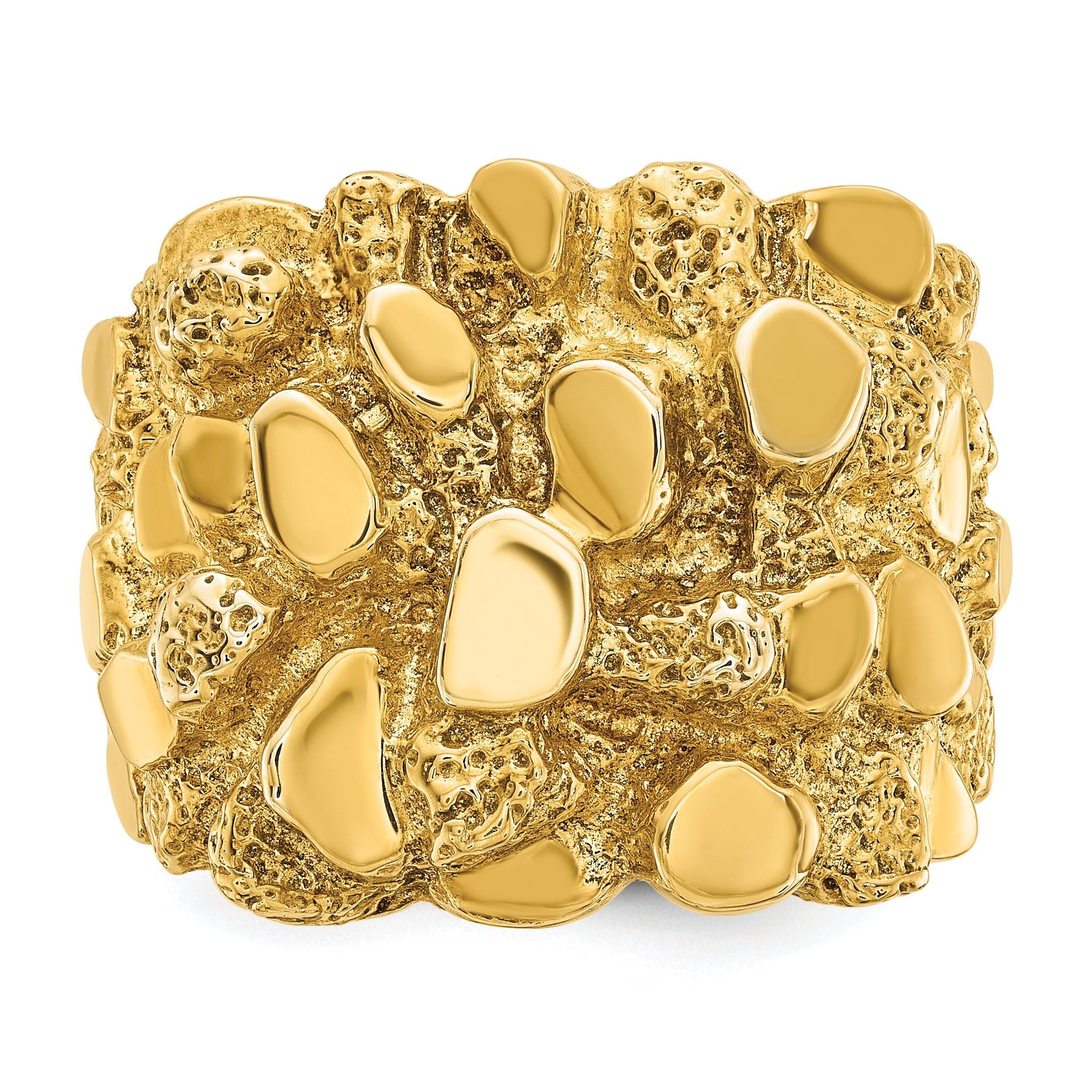 14k Men's Nugget Ring