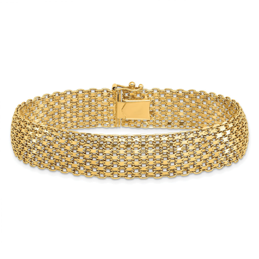 14K Polished Bracelet