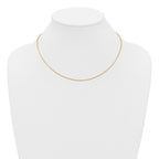 14K Gold Filled Adjustable Box Chain Necklace in 0.8mm Width