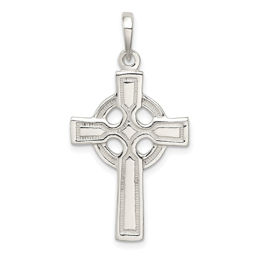 Sophia Jewelers Sterling Silver 925 Polished Cross Pendant with Anti-Tarnish Finish